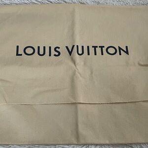Louis Vuitton dust bag 15x21